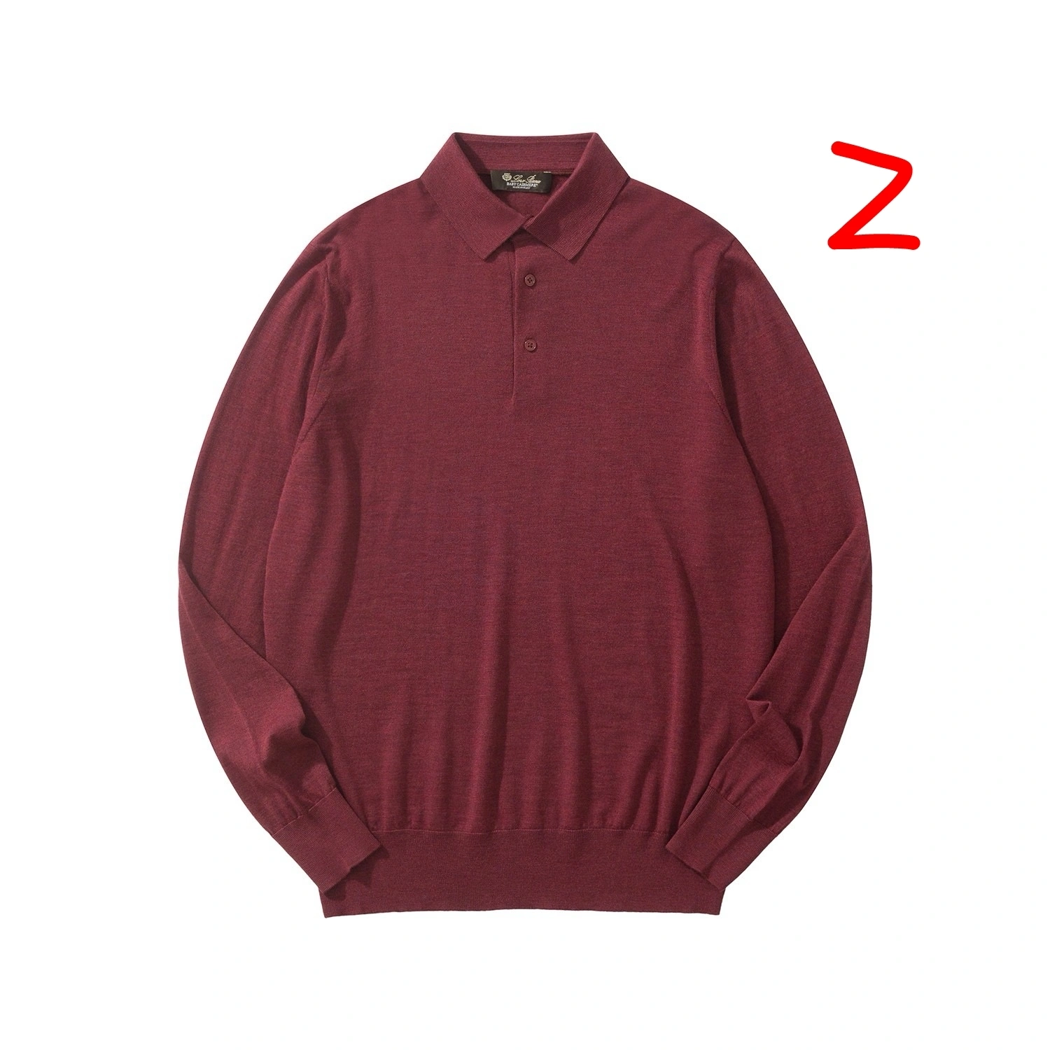 wg.luxury-- 8oro Pi191 Polo Extrafine Merino Wool oversized 2colour item:E-F409K1940-2